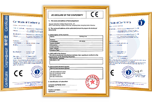 Company quality certificates and awards